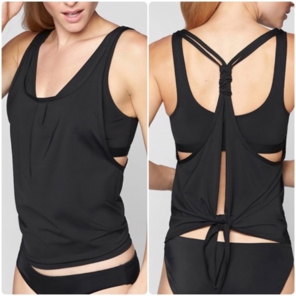 Athleta Other - S/M/L⭐️Athleta Tankini Back Tie Swim Top NWT